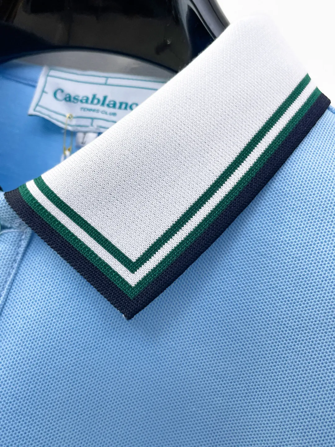 Casablanca New Arrival long-sleeved Polo shirt, original fabric, official Same Style, made of pure cotton pique fabric, custom-made in the same vat, feels very comfortable and smooth, very wide and stylish, produced by a first-line brand Factory, imported Behringer embroidery machine, embroidery is full and textured, collar and collar ribs are woven with imported yarn, will not deform after long-term wear, the most New Arrival style in autumn and winter, fashionable and individual, super Versatile and good-looking Very suitable for both men and women. A must-have item for everyone. Size: M-XXXL